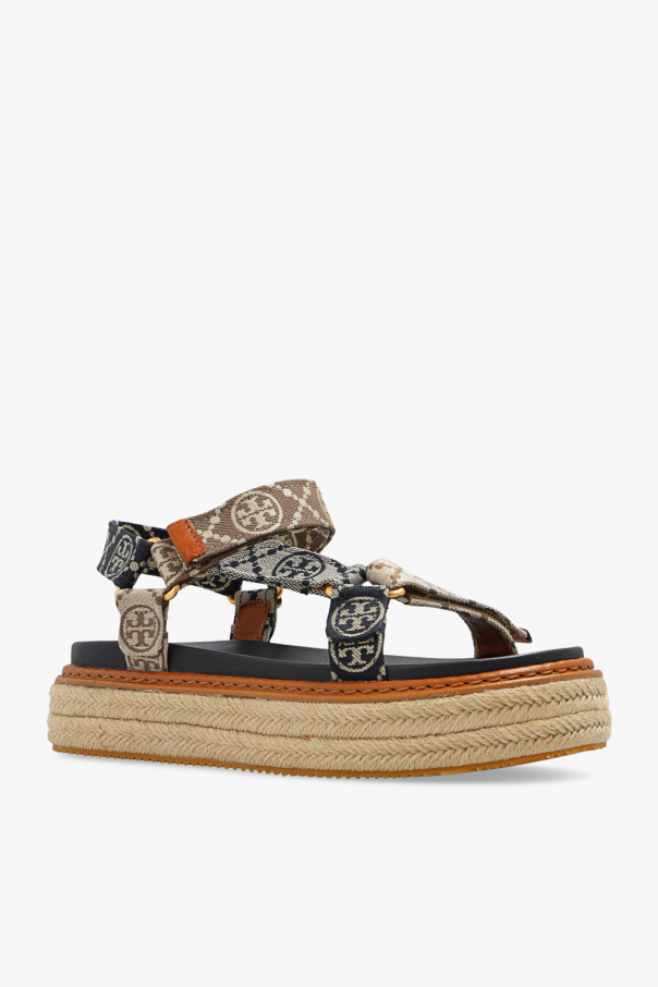 sale!国内発送☆Tory Burch T MONOGRAM PLATFORM エスパドリーユ sale!国内発送☆Tory Burch T MONOGRAM PLATFORM エスパドリーユ